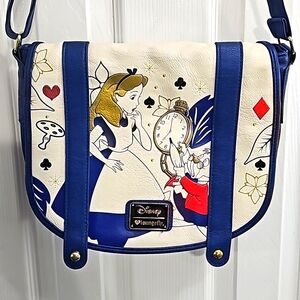 Alice in Wonderland Disney Loungefly, crossbody purse